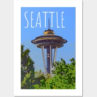 Seattle Space Needle Posters and Art